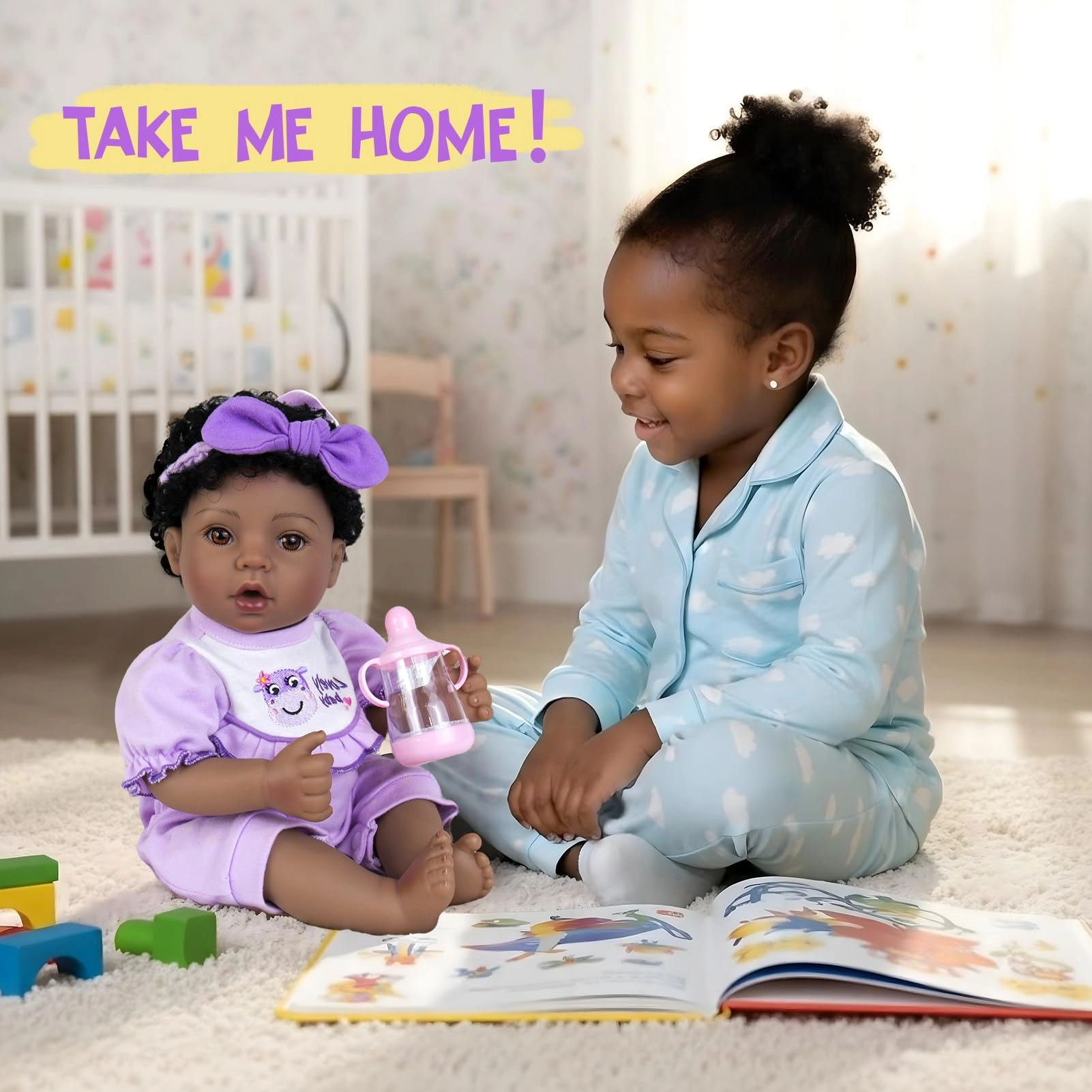Reborn Baby Doll - 18 inches Vinyl Ages 3+