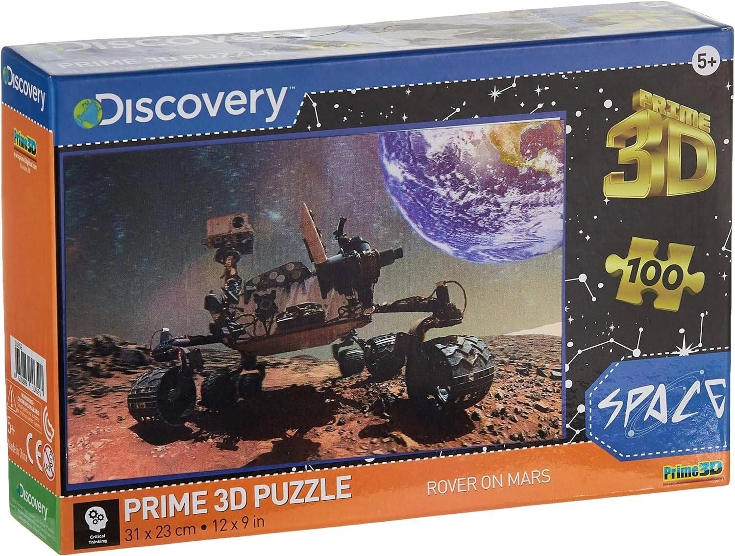 Prime 3D Rover On Mars 3D Puzzle (FGI-10659) - 100 pcs