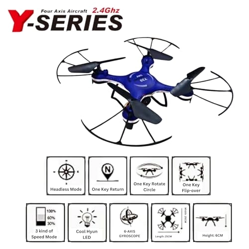 Drone-X02B - One Key Return 3D Flips 6 Axis Gyro