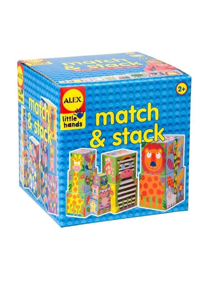 Little Hands Match And Stack Set - 2+ Years 10 pieces
