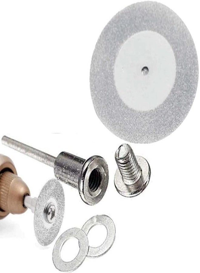 Diamond Discs + Mandrel + Diamonte Cutting Discs + Drill Bit Shank + Rotary Tool Blade + Disc Saw Carv - 3 Sets 25mm
