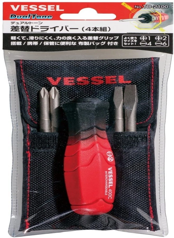 TD-2100 Screwdriver Set (4 Pcs)