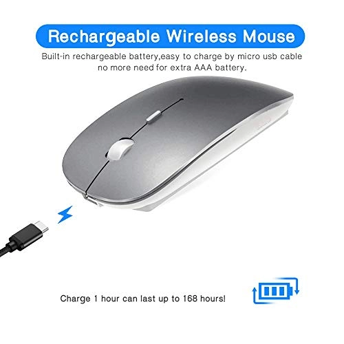 LED Rechargeable Mouse - Bluetooth