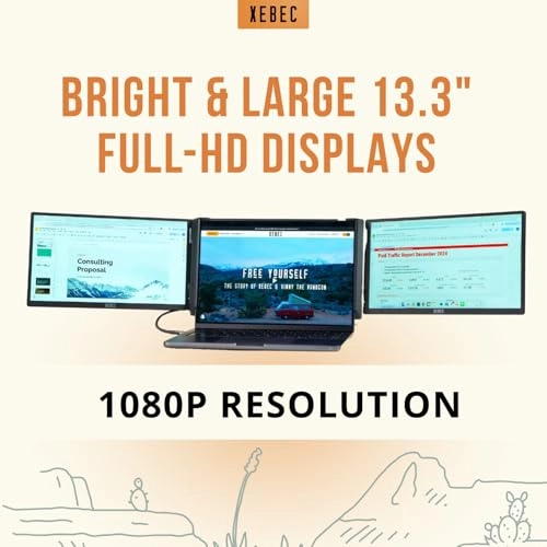 Tri-Screen 3 - XTS3 13.3 Inches 1920x1080
