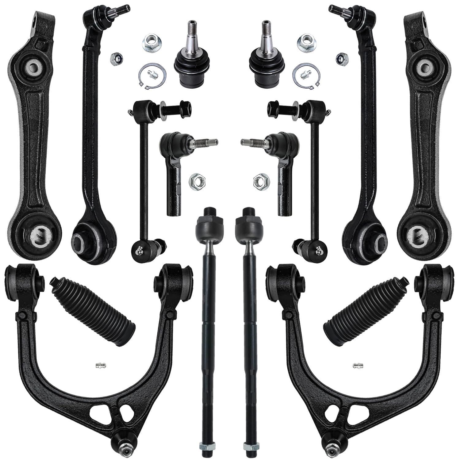 Detroit Axle RWD Front End 16pc Suspension Kit