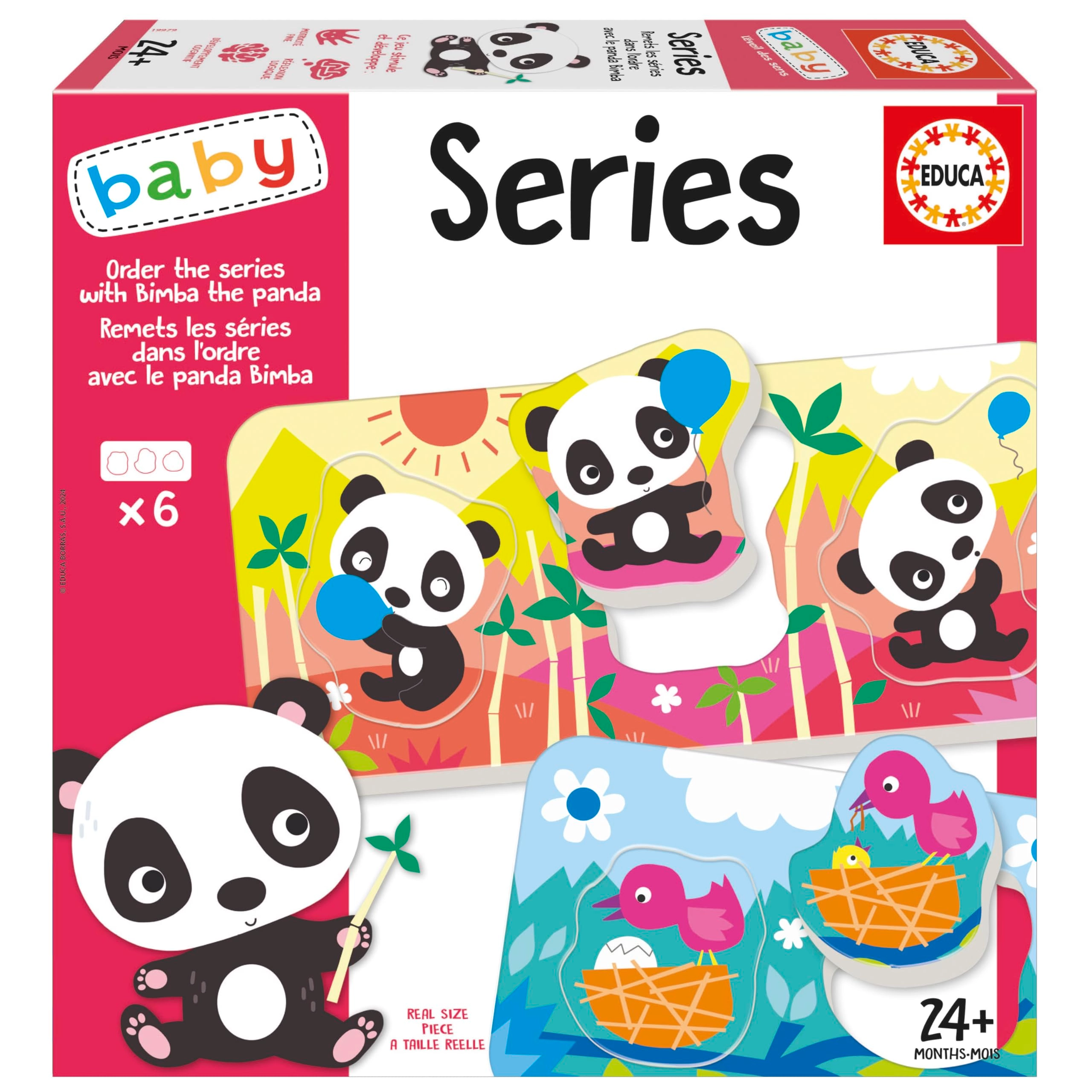 Educa Order The Series Bimba The Panda Bear Board Game - 2 months - 5 years