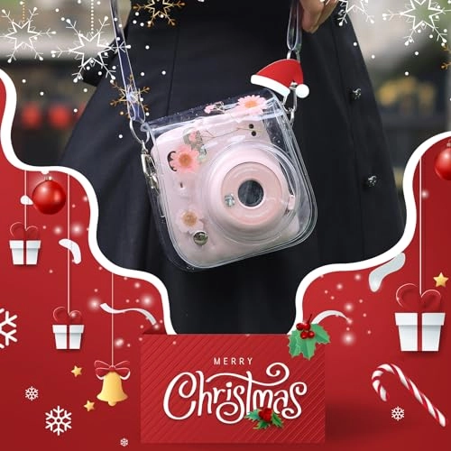 Case - Magic Pink + Adjustable strap + Photo album + Four-color filter + Frame sticker + Camera sticker + Selfie mirror