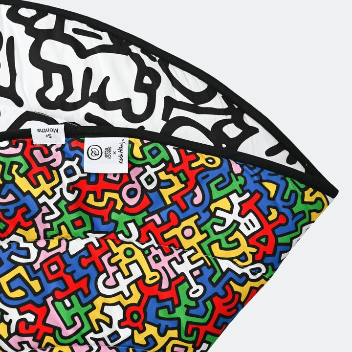 Reversible Sensory Playmat - Keith Haring Suitable for 0 month & above