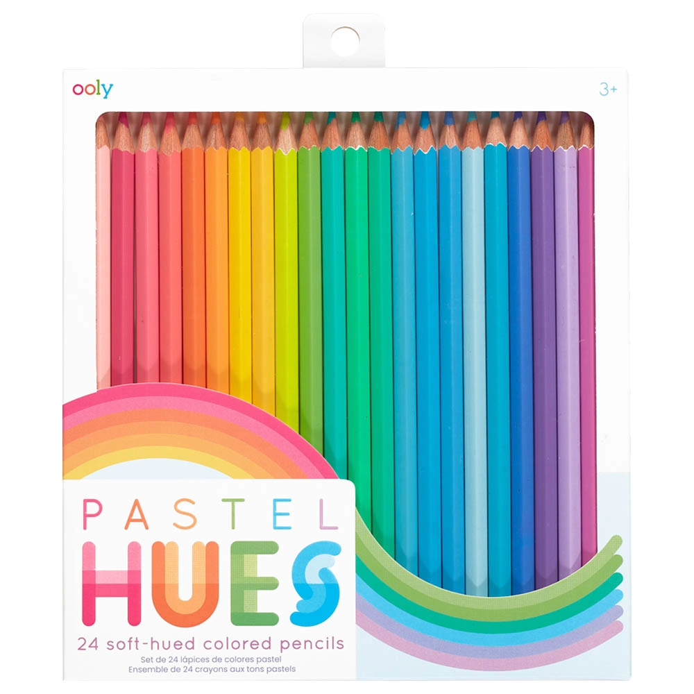 OOLY Pastel Hues Coloured Pencils - 24