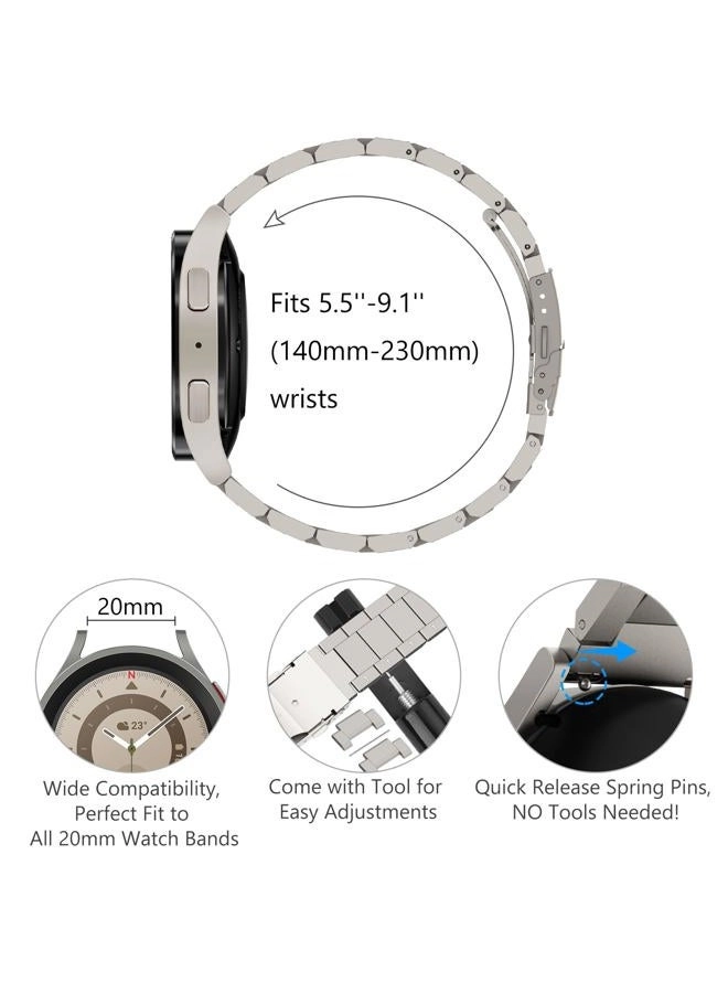 Galaxy Watch Band 20mm Titanium