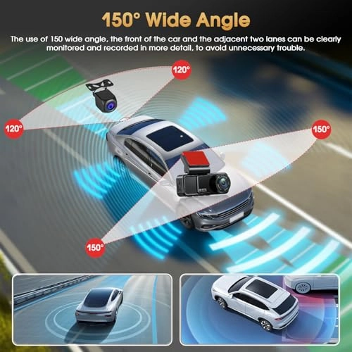 Dual Front and Rear Dashcam - 3840*2160 2K