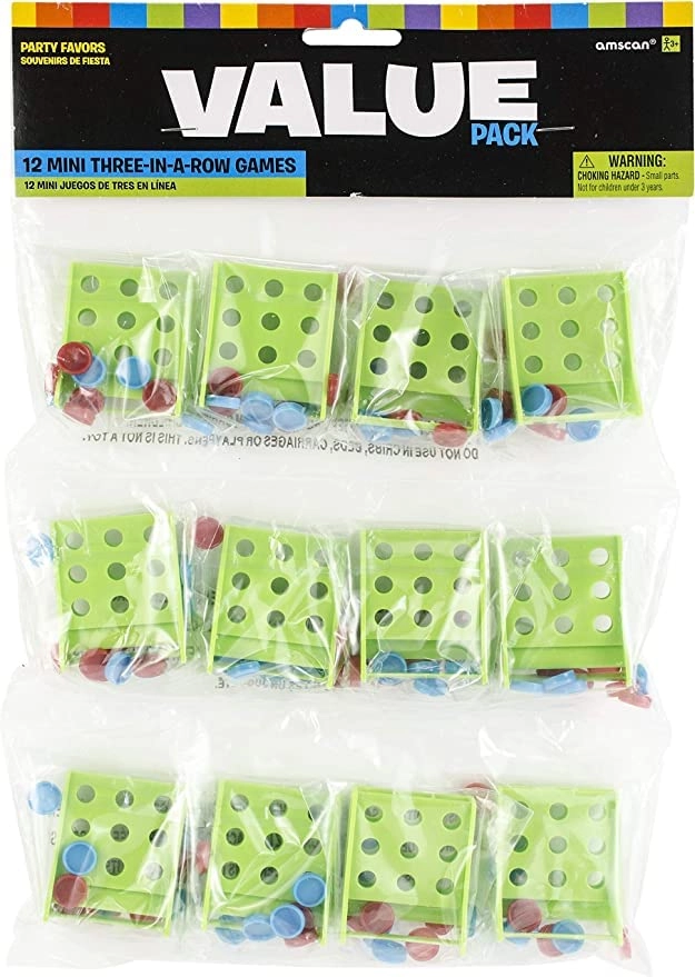 Mini Three-In-A-Row - English 12 pieces