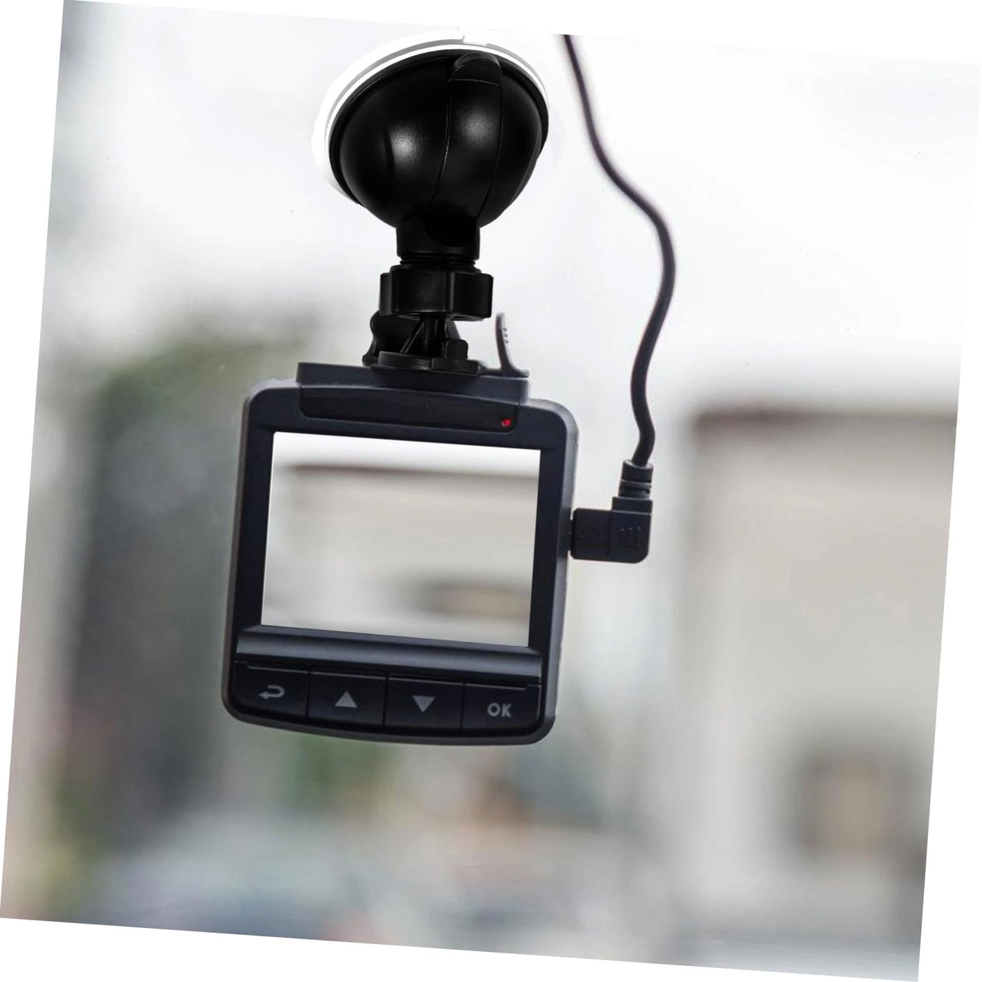 Suction Cup Mount Plate For Car Dash Cam - Black Lightweight Rotatable