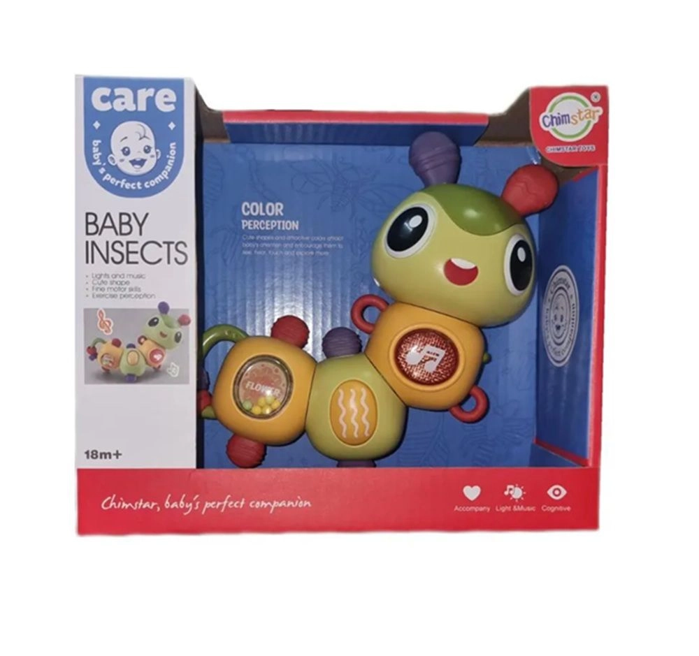 Sound And Light Rotating Caterpillar Toy - Suitable for 18 months & above