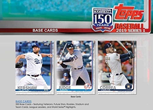 Baseball Series 1 Relic Value Box - Seven (7) packs per box