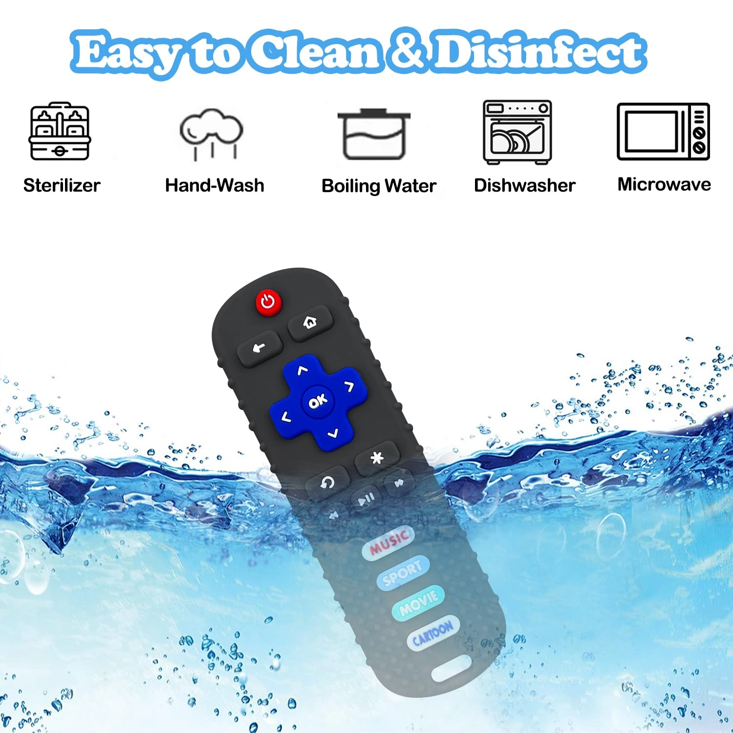 Remote Control Teether - Silicone