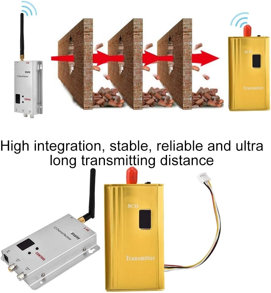 Transmitter - 1.5W 1080/1120/1160/1200MHz + Receiver - 2.4GHz