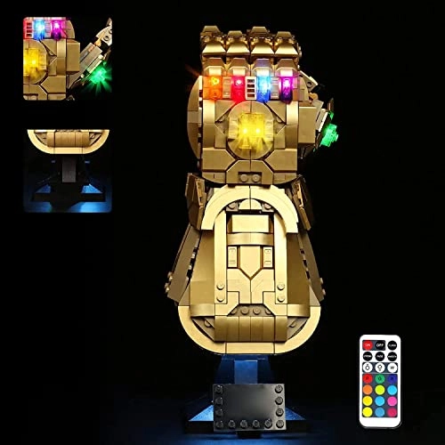 LED Light Set for LEGO Marvel The Infinity Glove 76191 - copper line 1 5 Volts (DC)