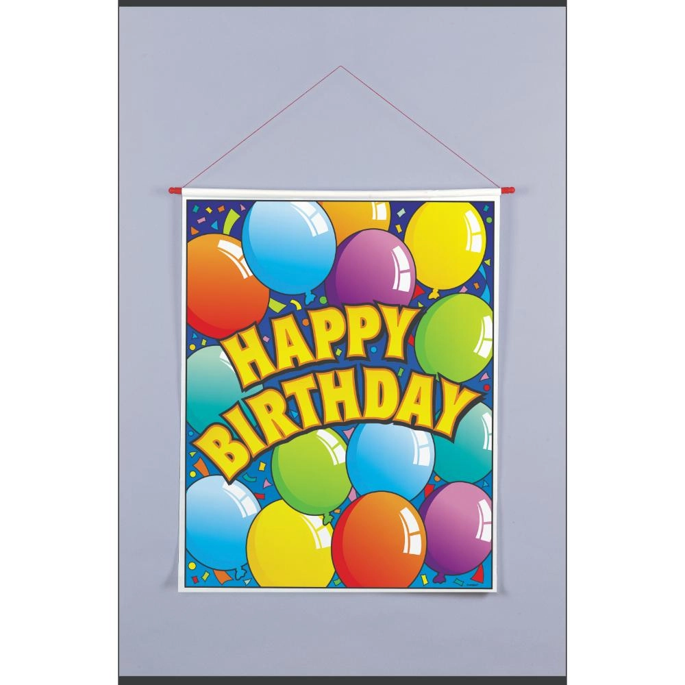 Party Zone Hanging Birthday Banner