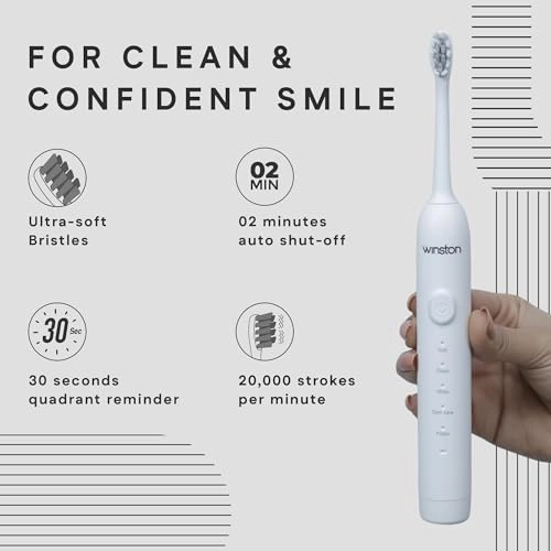 Sonic Toothbrush - Rechargeable 5 Cleaning Modes IPX8 Waterproof