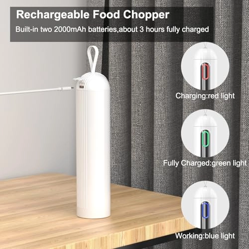 Electric Chopper - 1.5L Rechargeable