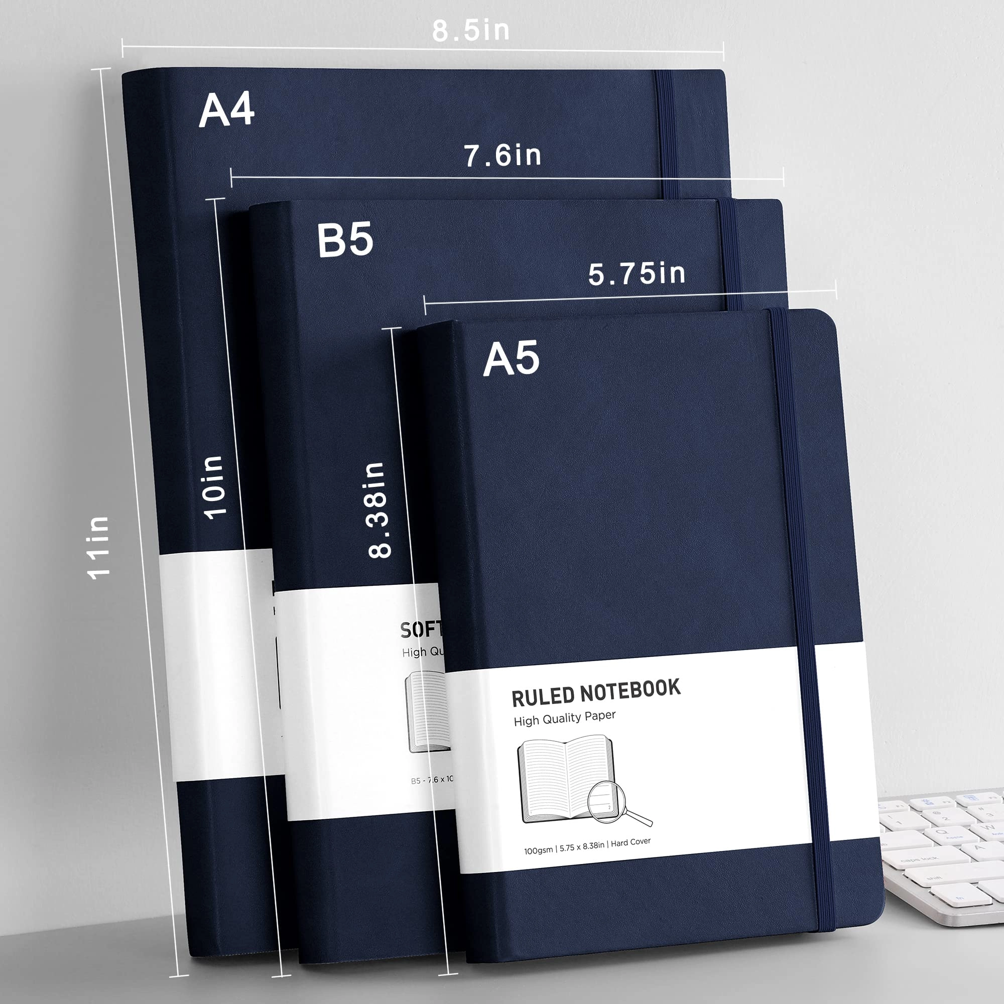 Lined Journal Notebook A5 Hardcover - Lined 320 Pages
