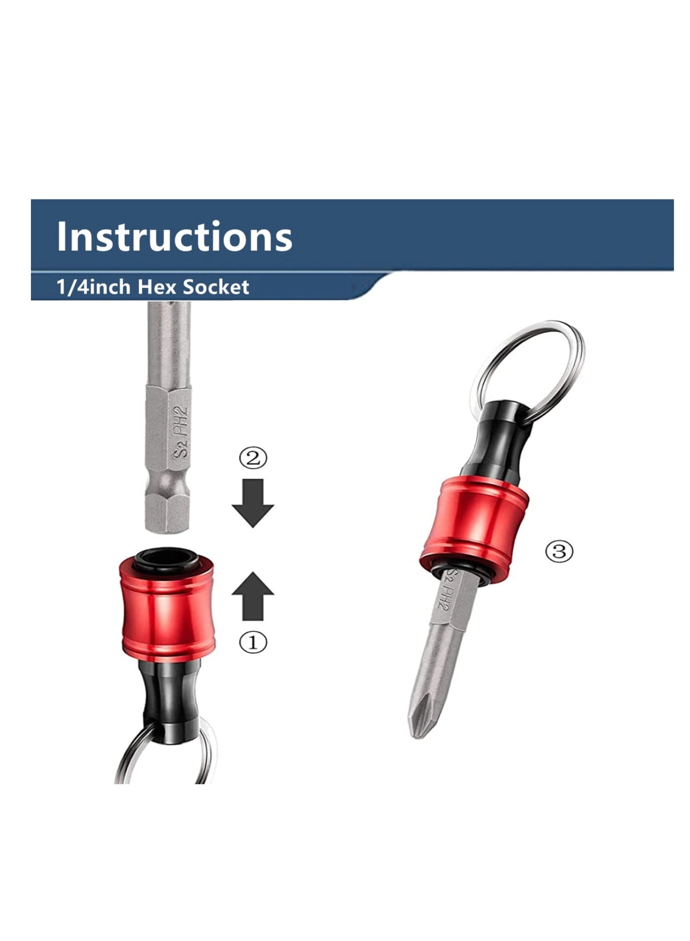 Drill Bit Holder - 1/4 Inch