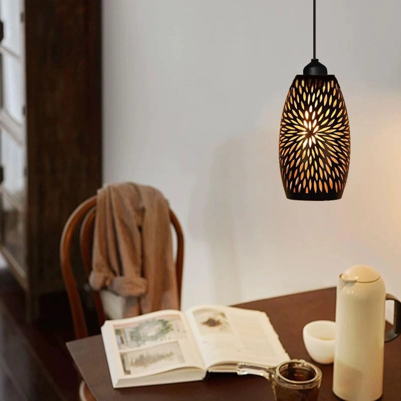 Farmhouse Chandelier - Battery Operated Remote Dimmable LED