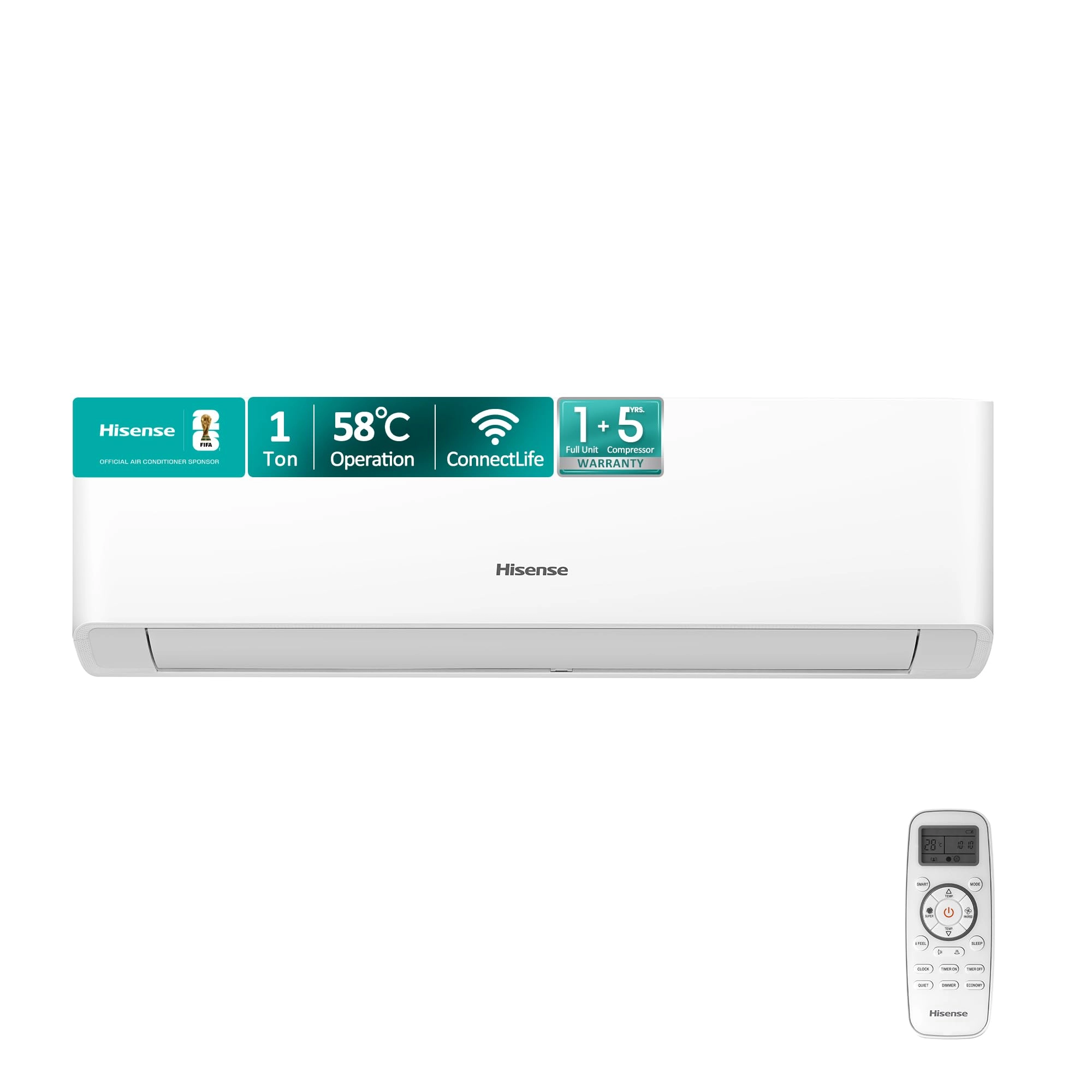 Hisense (Renewed) AS-30CF4SKFKA01 - 2500 watts