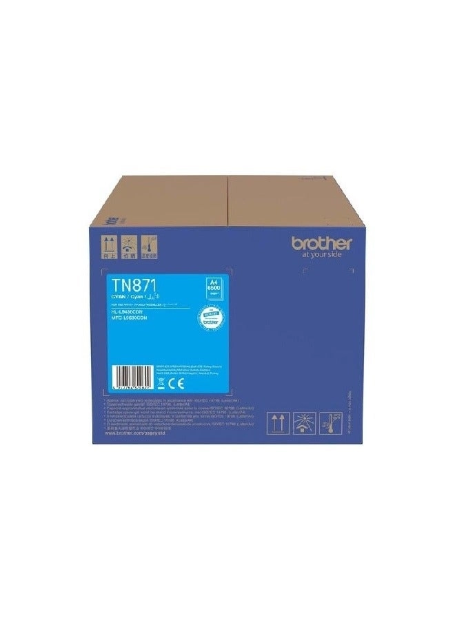 Brother TN-871 - 6500 pages Cyan