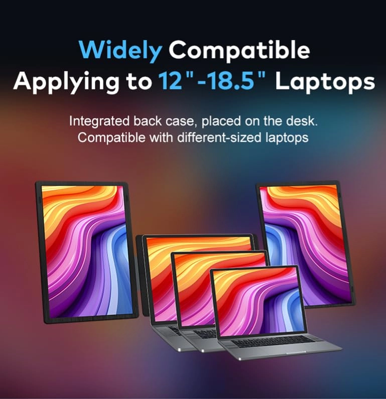 S9H - EA-PTMS9H-BK 15.6" FHD IPS Triple Monitor USB Type-C
