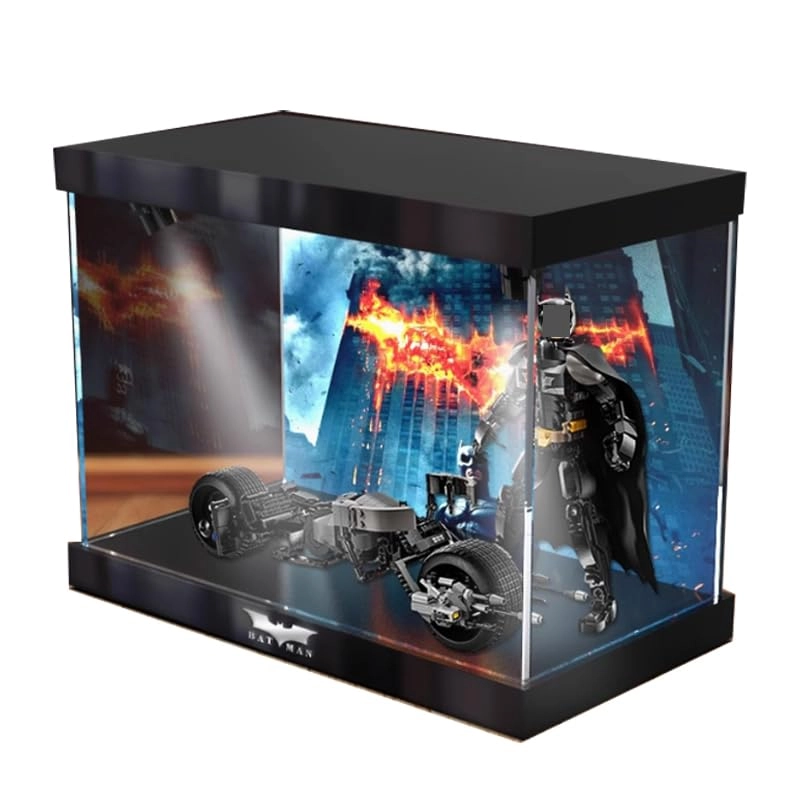 HCAEIOFJ Clear Acrylic Display Case (76273) - Batman Lego DC