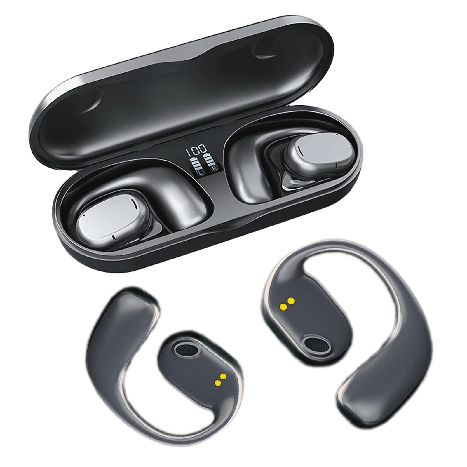PFUTURE Over Ear Open Ear Earbuds - Wireless Earbud