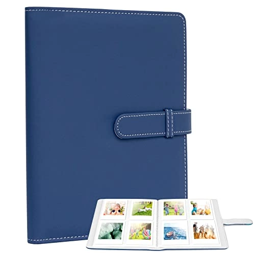 3.5x2.3" 256 Pockets PU Leather Photo Album