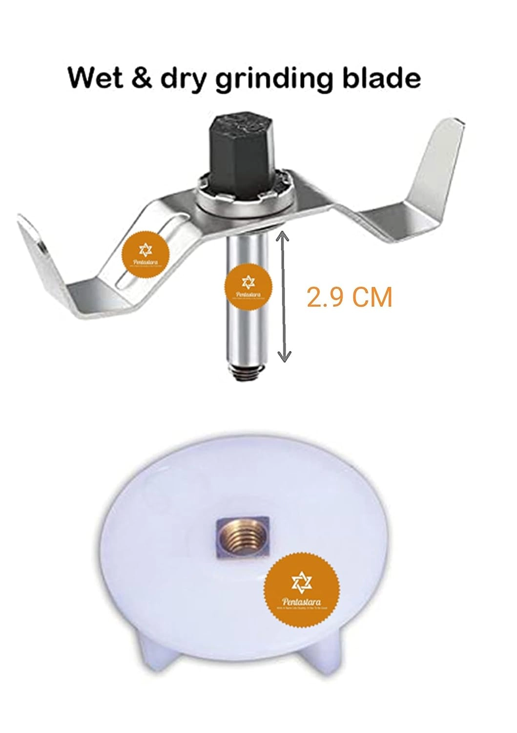 Mixer Grinder Blade Set - WetBig Dry Jar Coupler