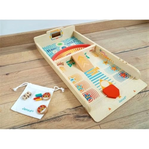 Retro Wooden Paddles Game - 6 years and up 4 pieces