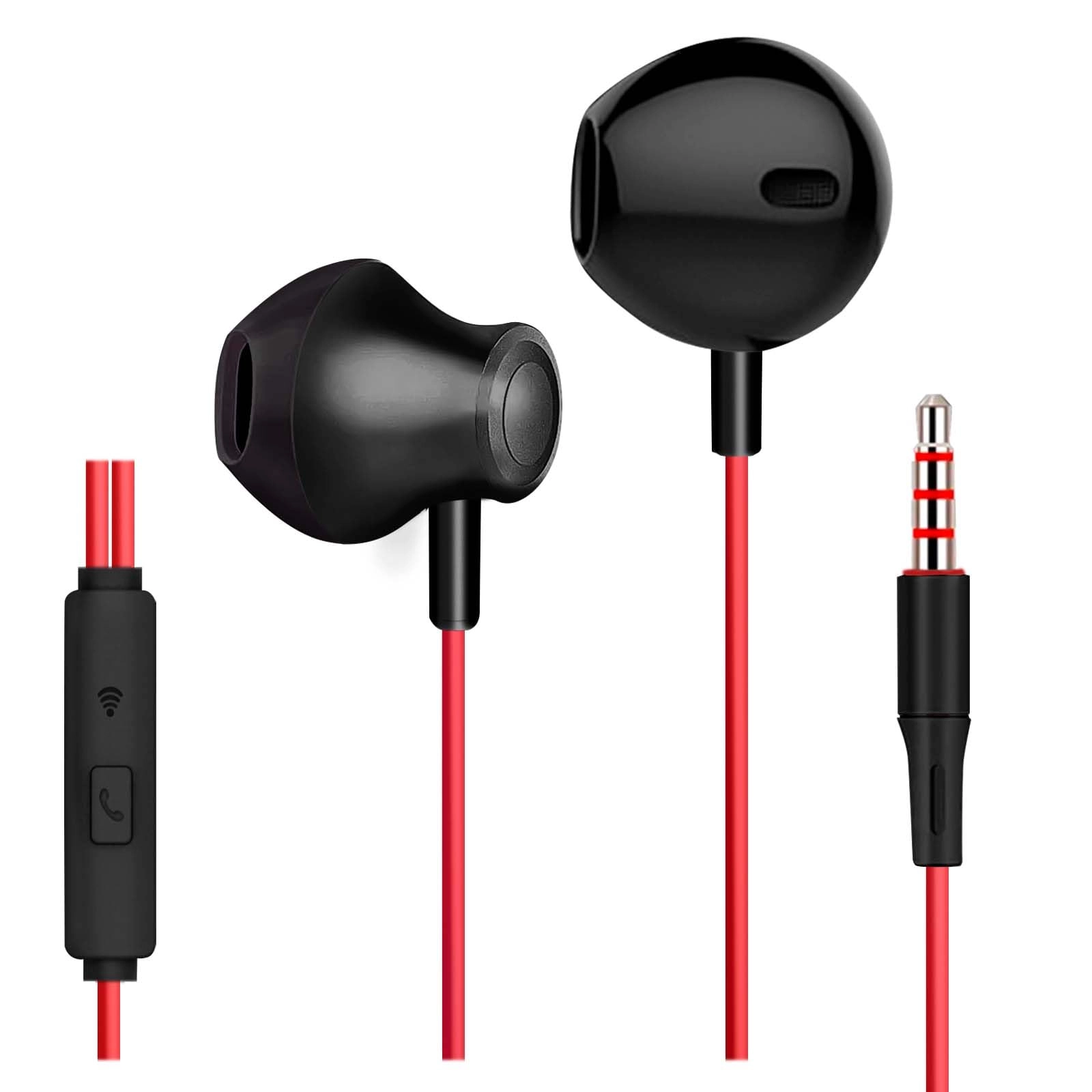 Half in Ear Headphones Wired Earbud