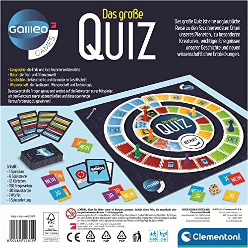 The Great Quiz - Quiz Game 600 Questions (German)