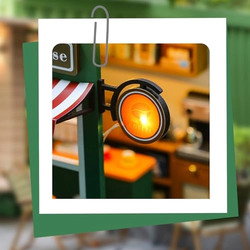 Miniature Dollhouse Kit - Paper Green