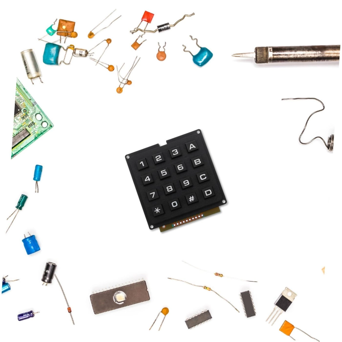 Keypad Module - 3x4 Matrix 16 keys Microcontroller