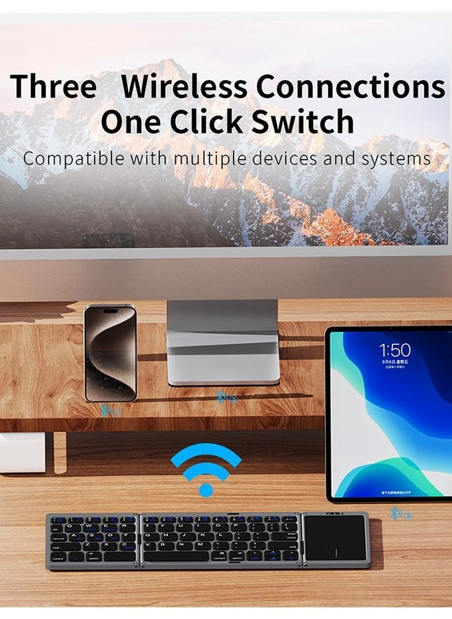 Foldable Wireless Keyboard - EN Wired/Wireless