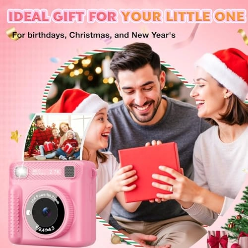 Instant Print Camera - 32GB 1080P Pink