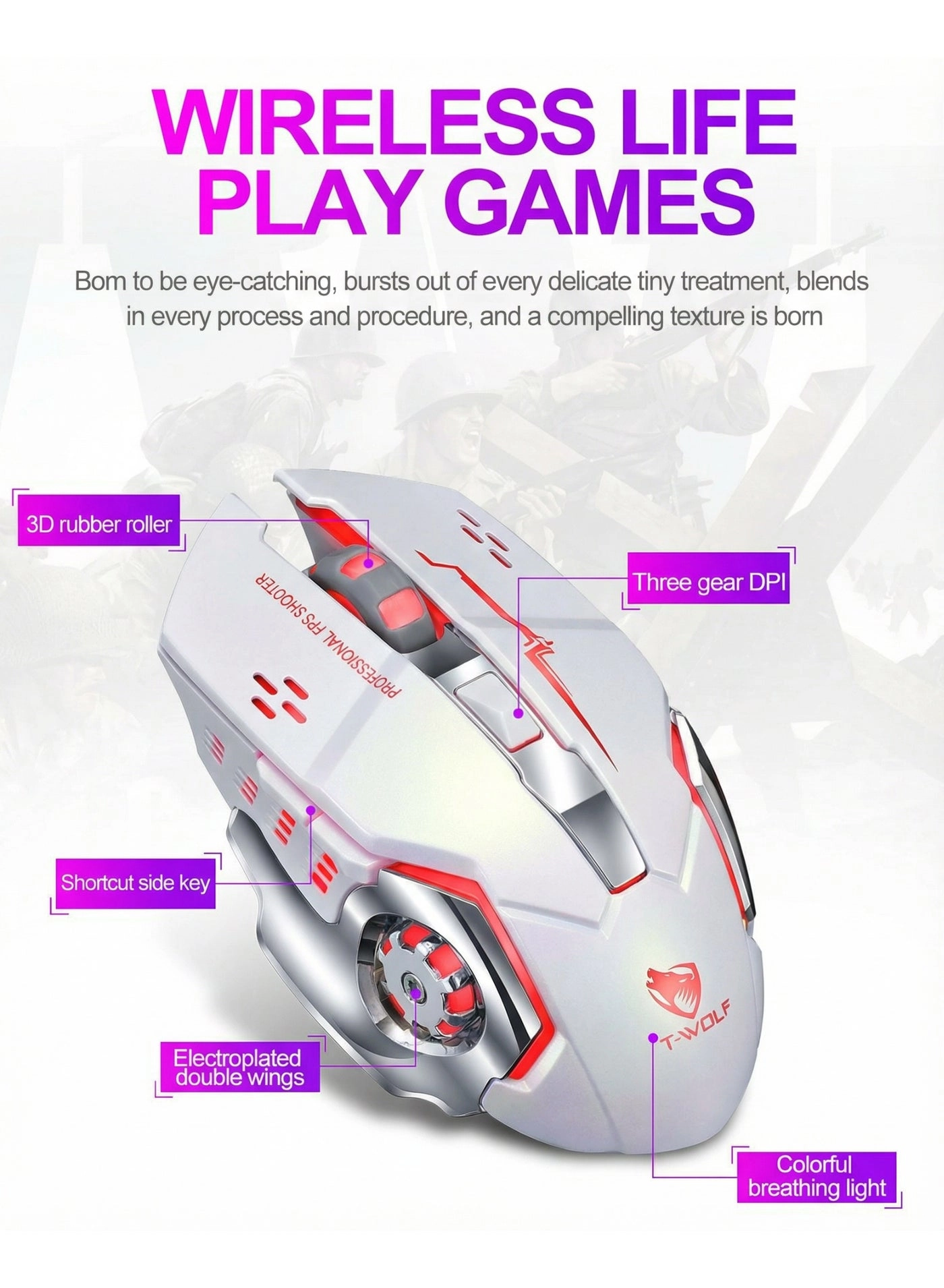 Q13 Gaming Mouse - Wireless