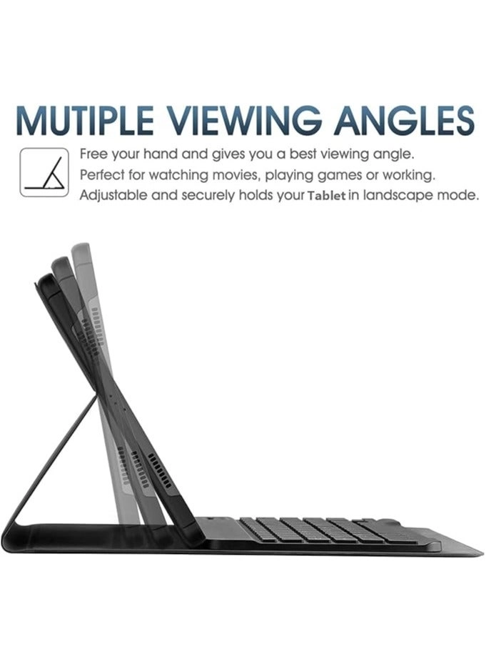 Keyboard Case with Magnetically Detachable Wireless Bluetooth Keyboard for Pad 6 / Pad 6 Pro 11-inch (2023)