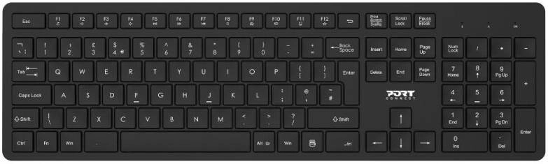AZERTY Keyboard - 2.4GHz Wireless USB-A/C + Mouse - 2.4GHz Wireless