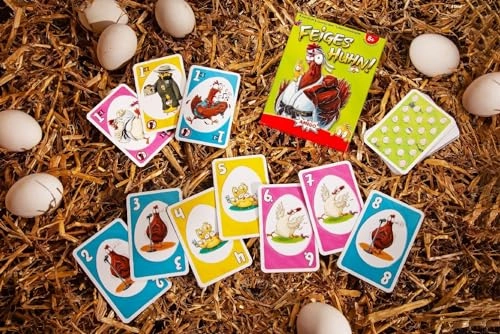 Cowardly Chicken - 48 playing cards German 8 years and up