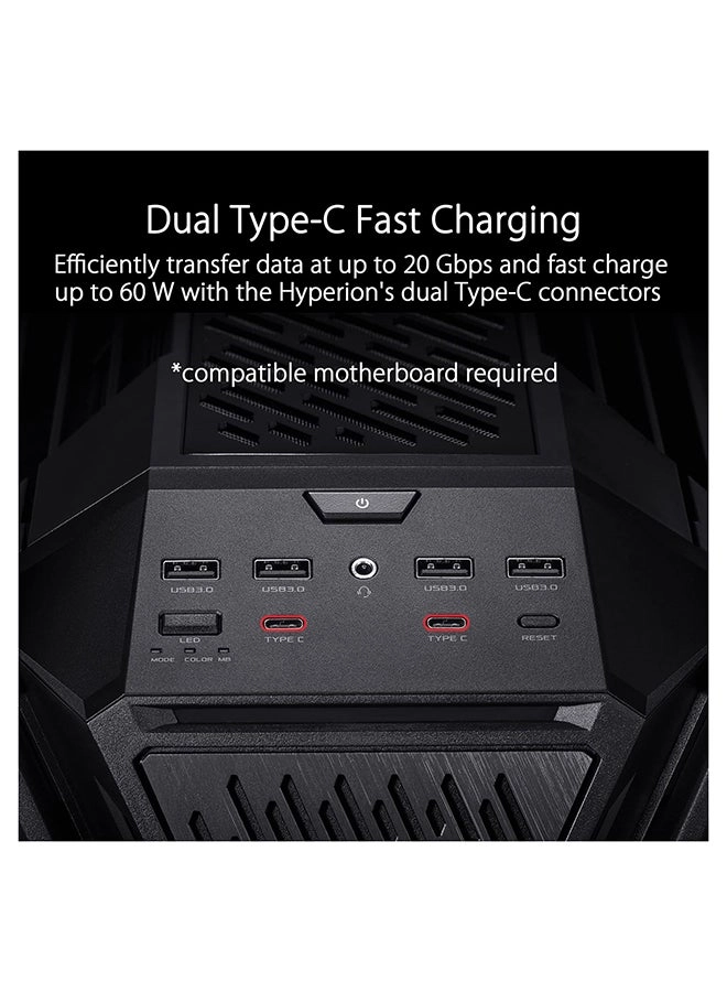 Hyperion GR701 - Tempered Glass Side Panels E-ATX