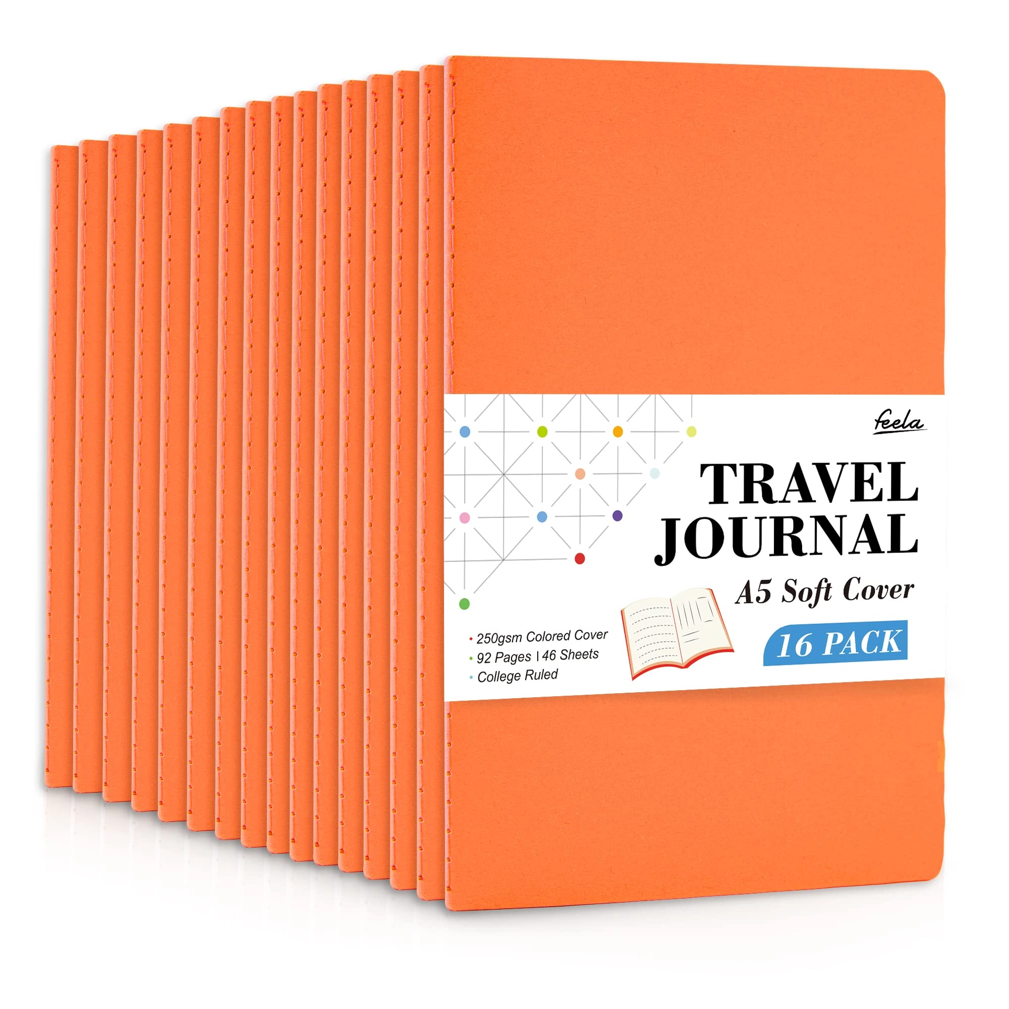 Soft Cover Notebook A5 Softcover - Lined 46 Sheets