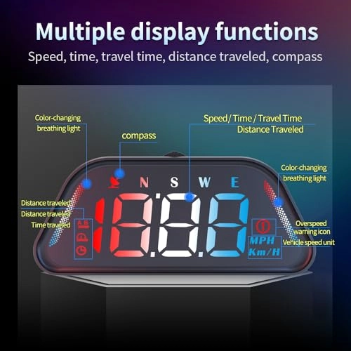 HUD Heads Up Display - Universal Digital GPS Speedometer