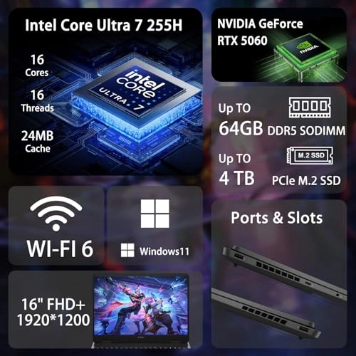 OMEN 16 TPN-Q304 - 16'' Ultra 7 255H 32GB DDR5 1TB SSD